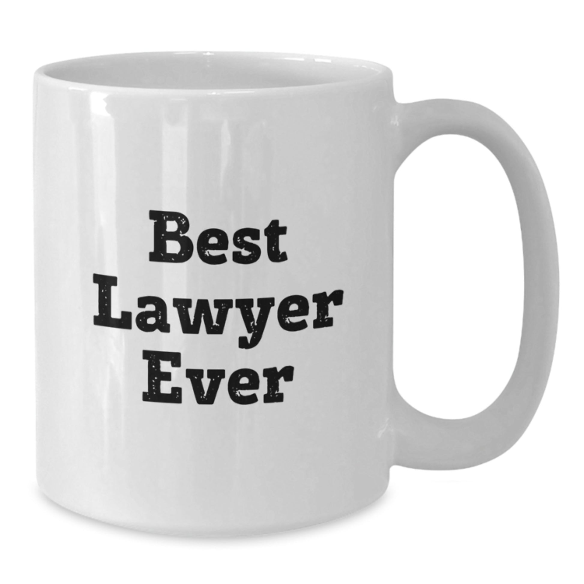 Funny Lawyer Gifts for Men, White Coffee Mug with 'Best Lawyer Ever' Quote, Unique Christmas Unique Gifts from Men to Friends - Additional
