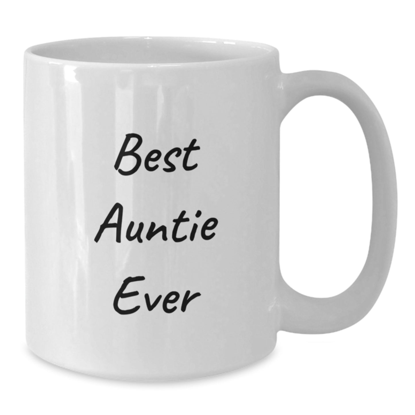 Funny Auntie Gifts for Auntie - Best Auntie Ever White Coffee Mug for Women Valentine's Unique Gifts from Men - Additional
