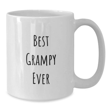 Funny Grampy White Coffee Mug Gifts from Family for Valentine's Unique - Additional