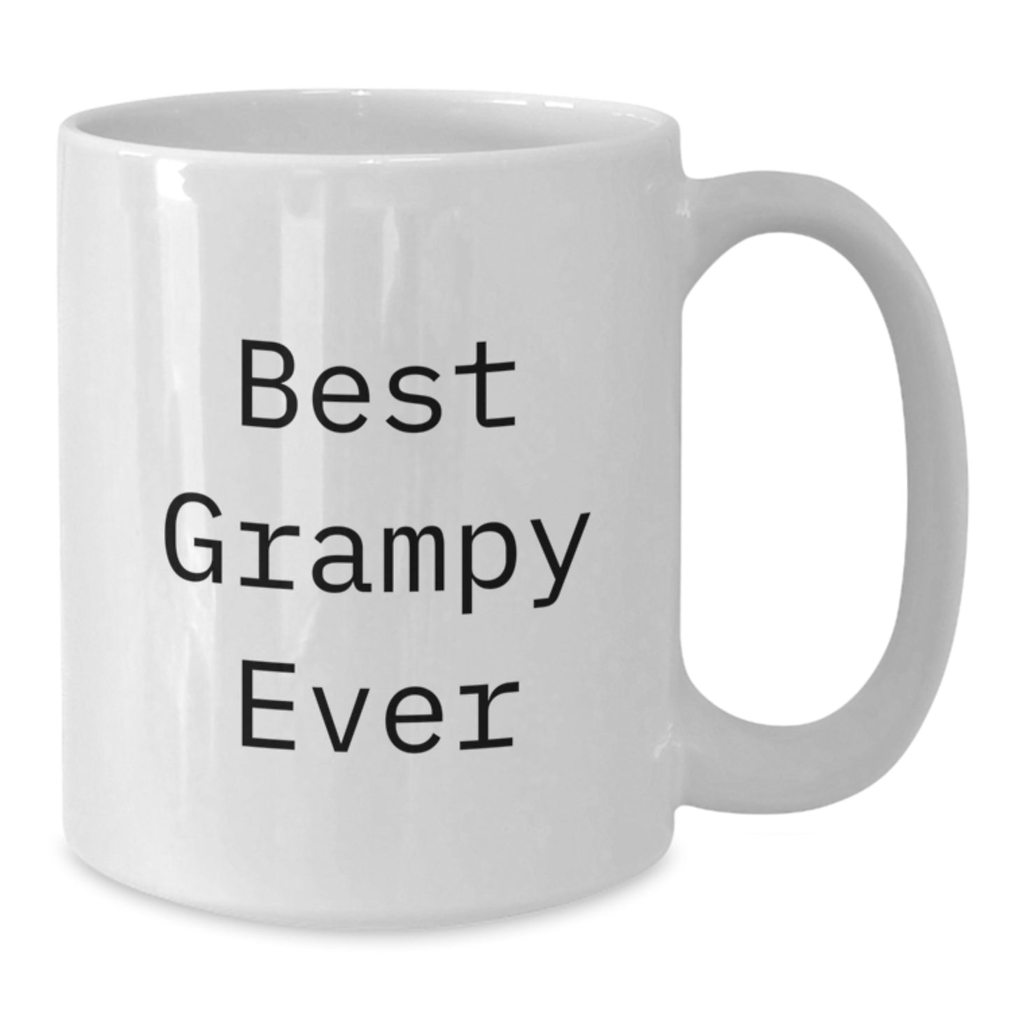 Funny Grampy Gifts for Men, White Coffee Mug, Best Grampy Ever Quote, Gifts from Family for Grampy at Christmas - Additional
