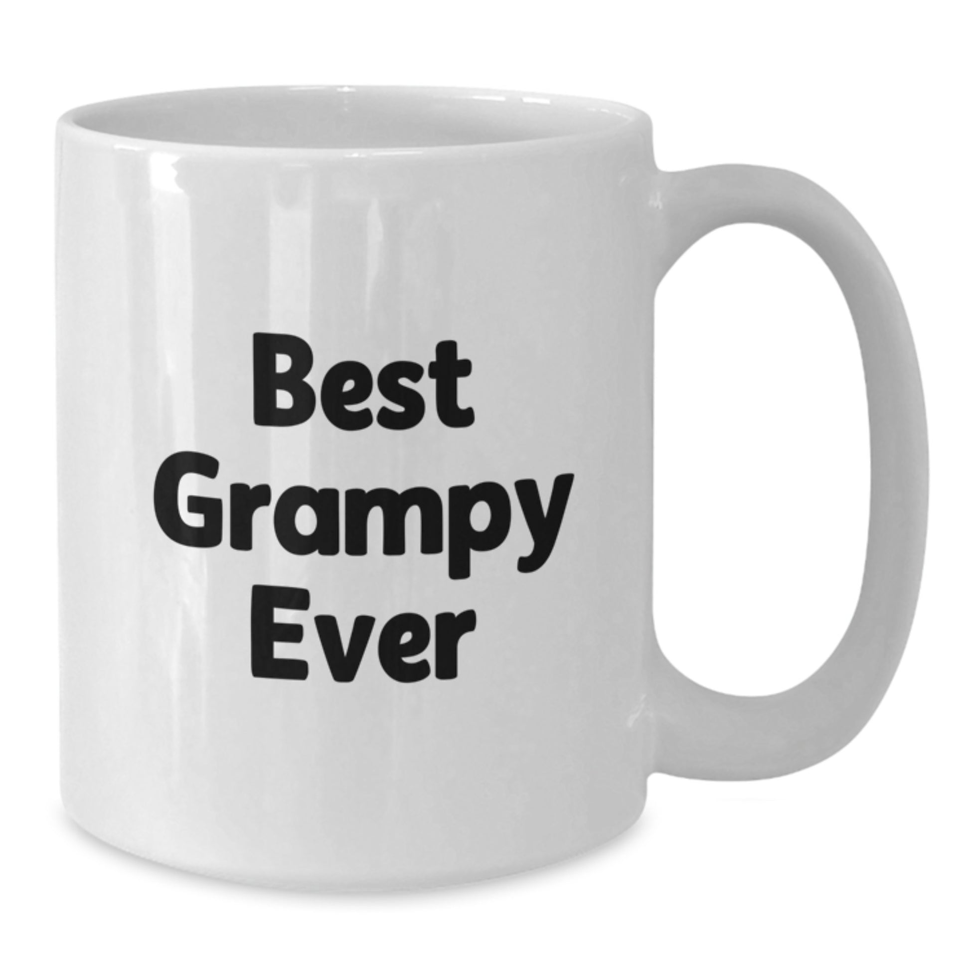 Funny Grampy Gifts for Him - Best Grampy Ever White Coffee Mug, Gifts from Family for Grampy on Christmas - Additional