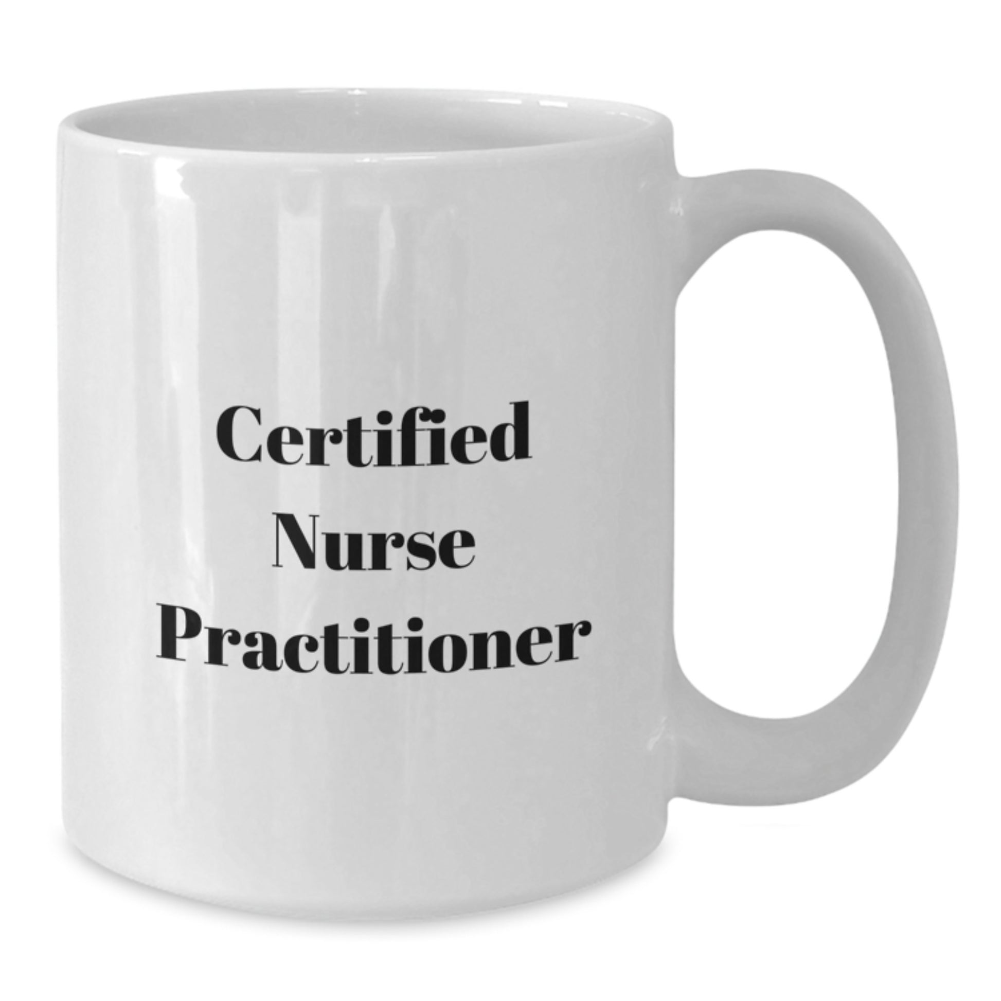 Funny Gifts from Men to Women Nurse Practitioner on Valentine's - White Coffee Mug - 'I'm a Certified Nurse Practitioner, Hear Me Roar!' - Additional