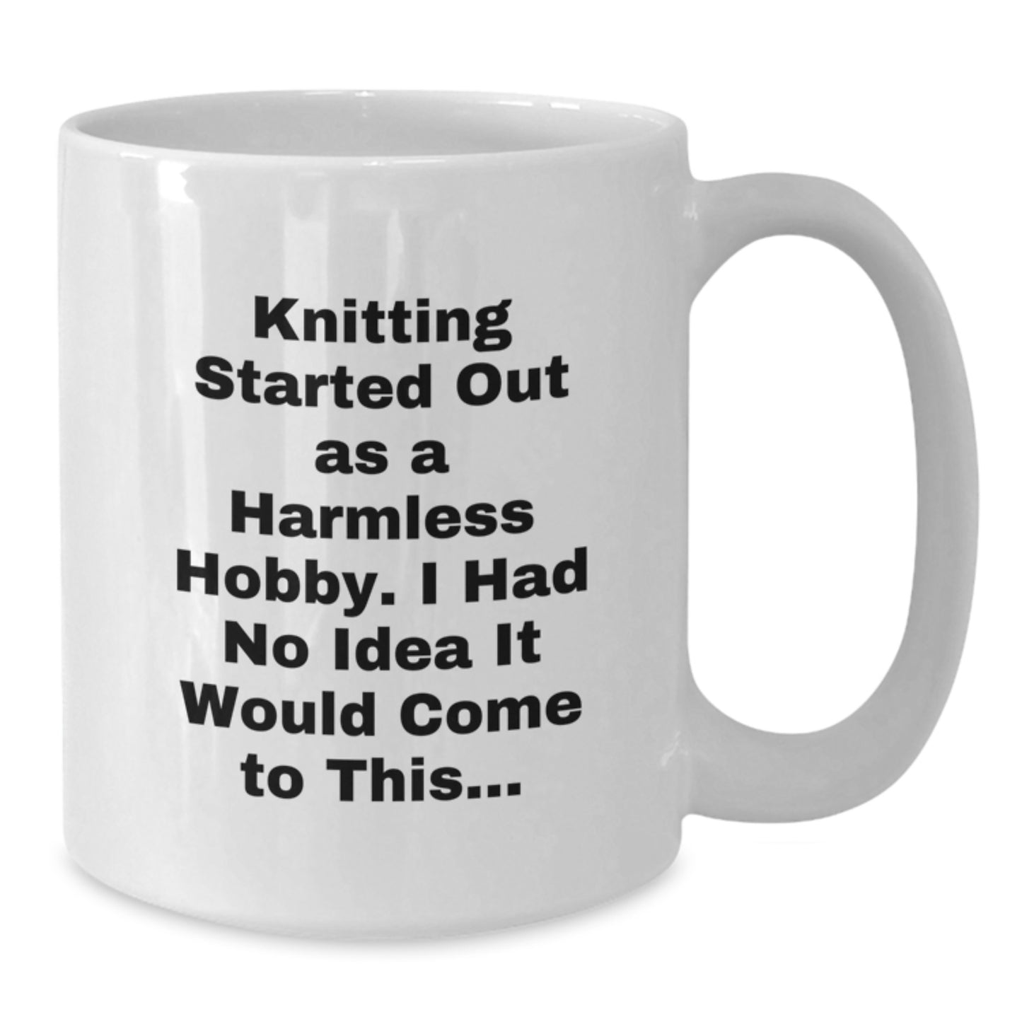 Funny Knitting Gifts for Men Women Friends Family - Knitting Lover White Coffee Mug - Valentine's Unique Ideas from Partner - Additional