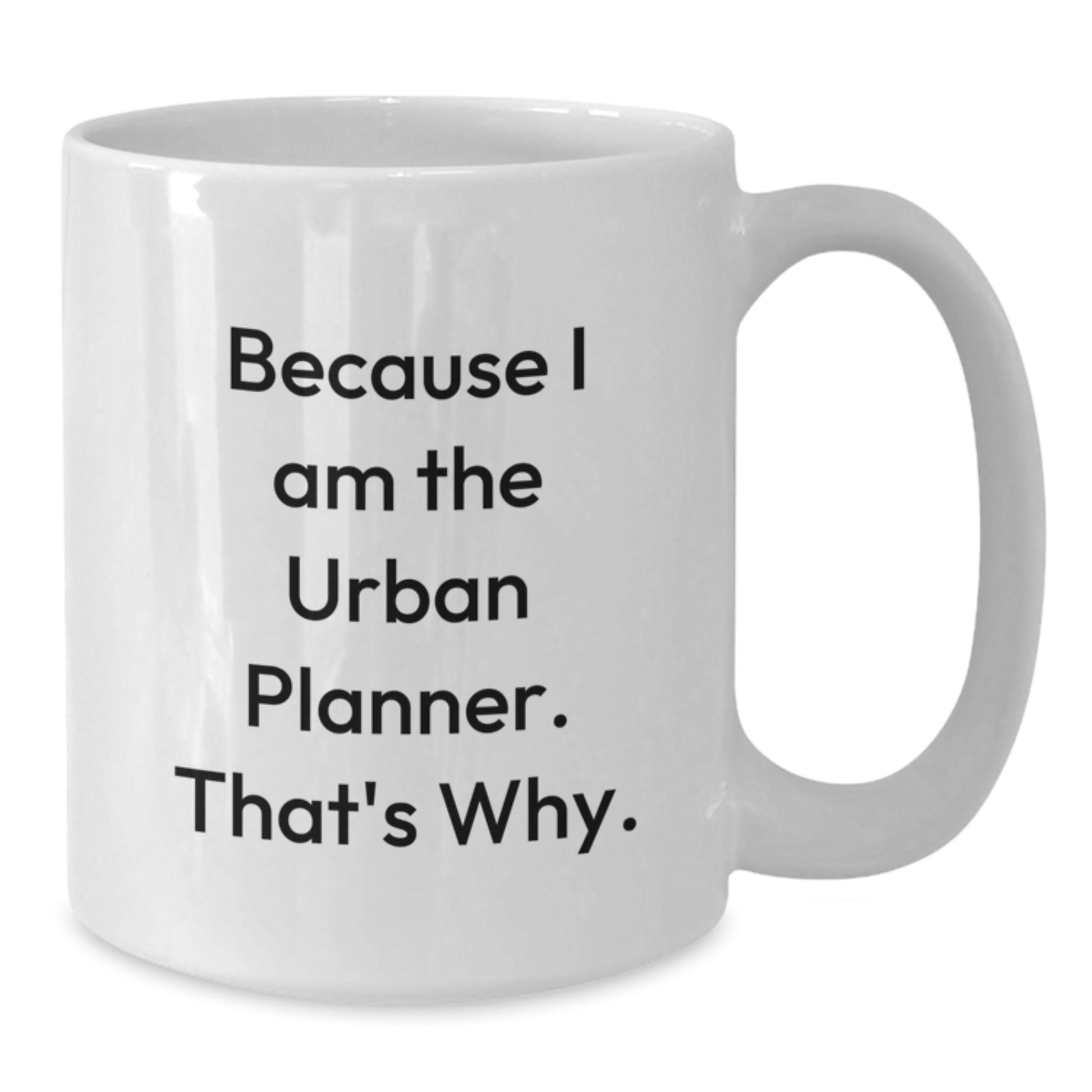 Funny Urban Planner White Coffee Mug Gifts from Men to Friends, Unique Christmas Unique Gifts for Urban Planner - Additional