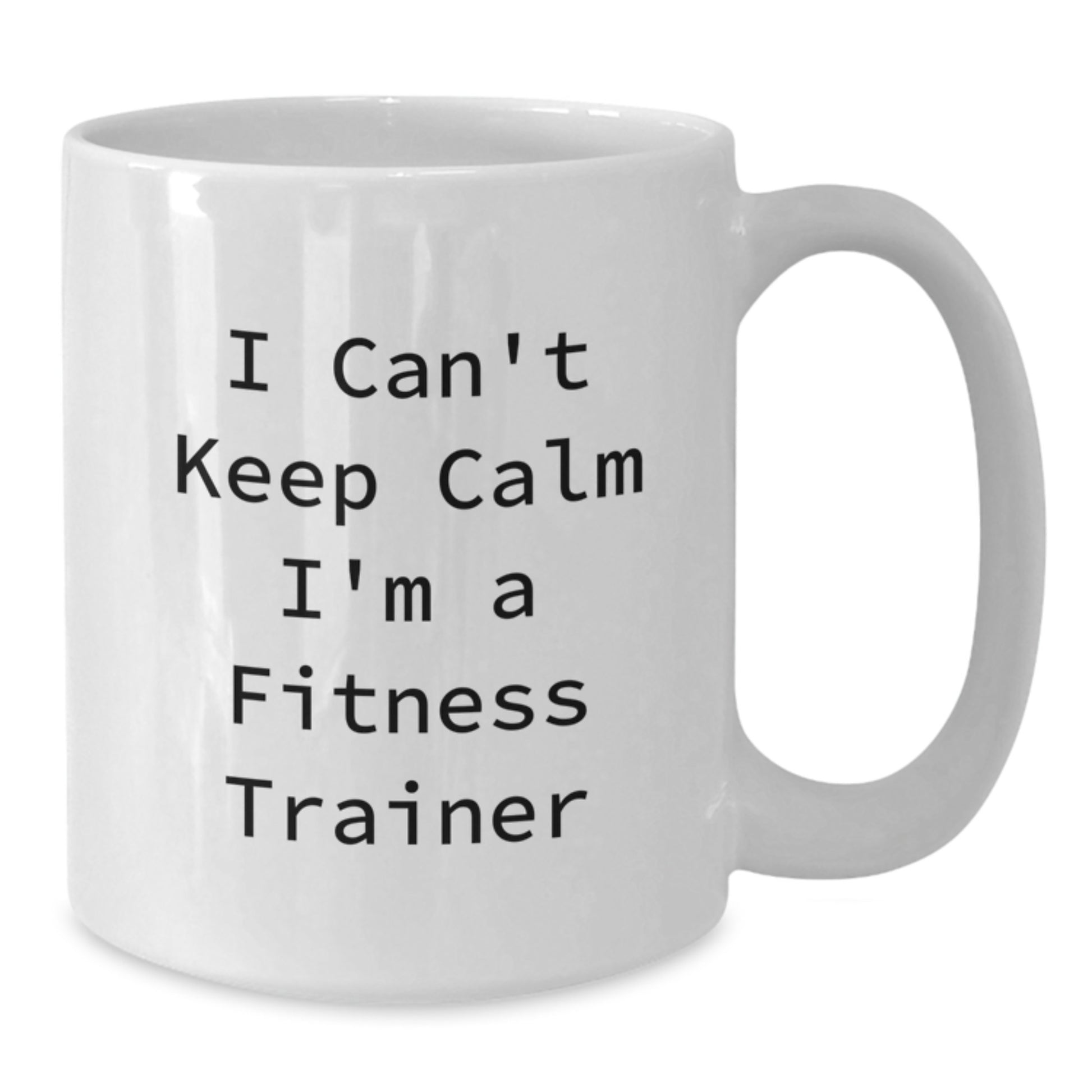 Fitness Trainer Humor Gifts from Men to Friends, Funny White Coffee Mug for Christmas Unique Presents for Him - Additional