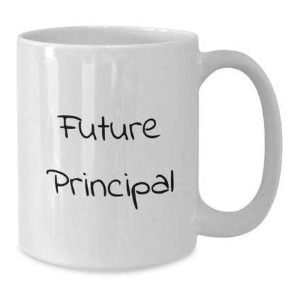 Funny Principal Quotes White Coffee Mugs Gifts from Friends for Principal Christmas Unique Gifts - Additional