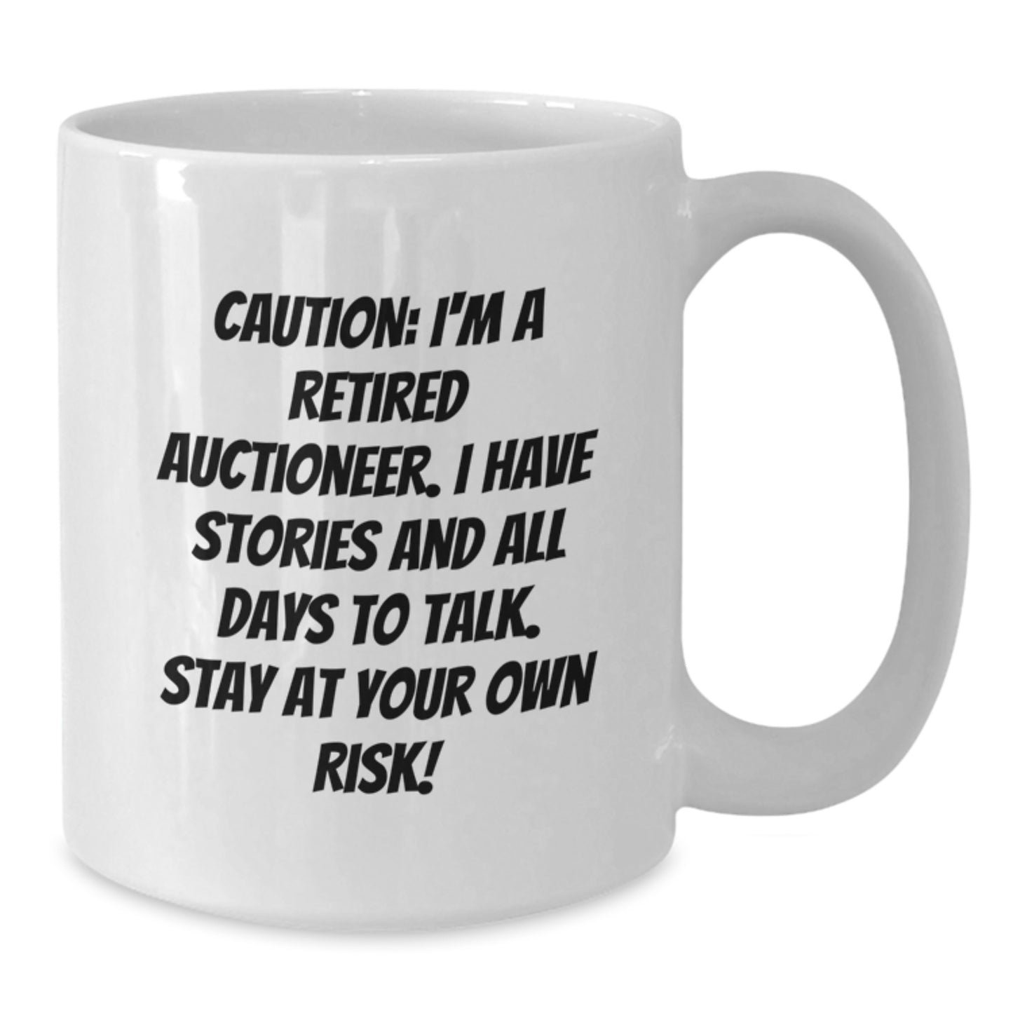 Funny Auctioneer White Coffee Mug Gifts from Family for Auctioneer Friends - Additional