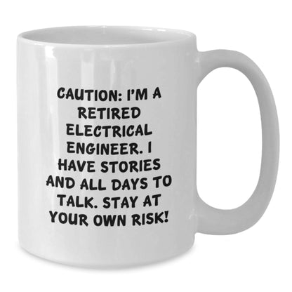 Funny Gifts from Friends and Family for Electrical Engineer, White Coffee Mug, Christmas Unique - Additional