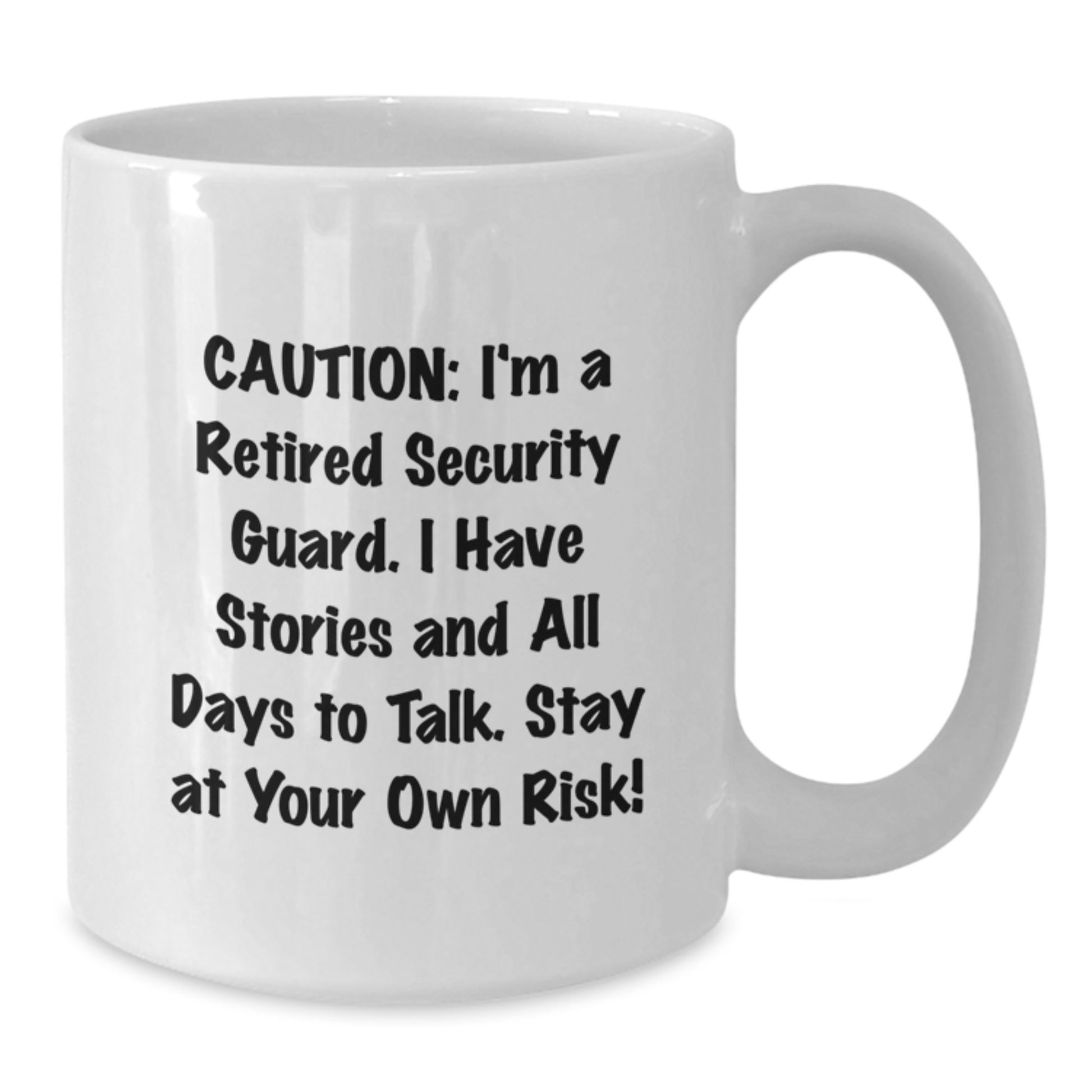 Funny Security Guard Gifts from Friends, White Coffee Mug for Men Security Guard, Christmas Unique Ideas - Additional