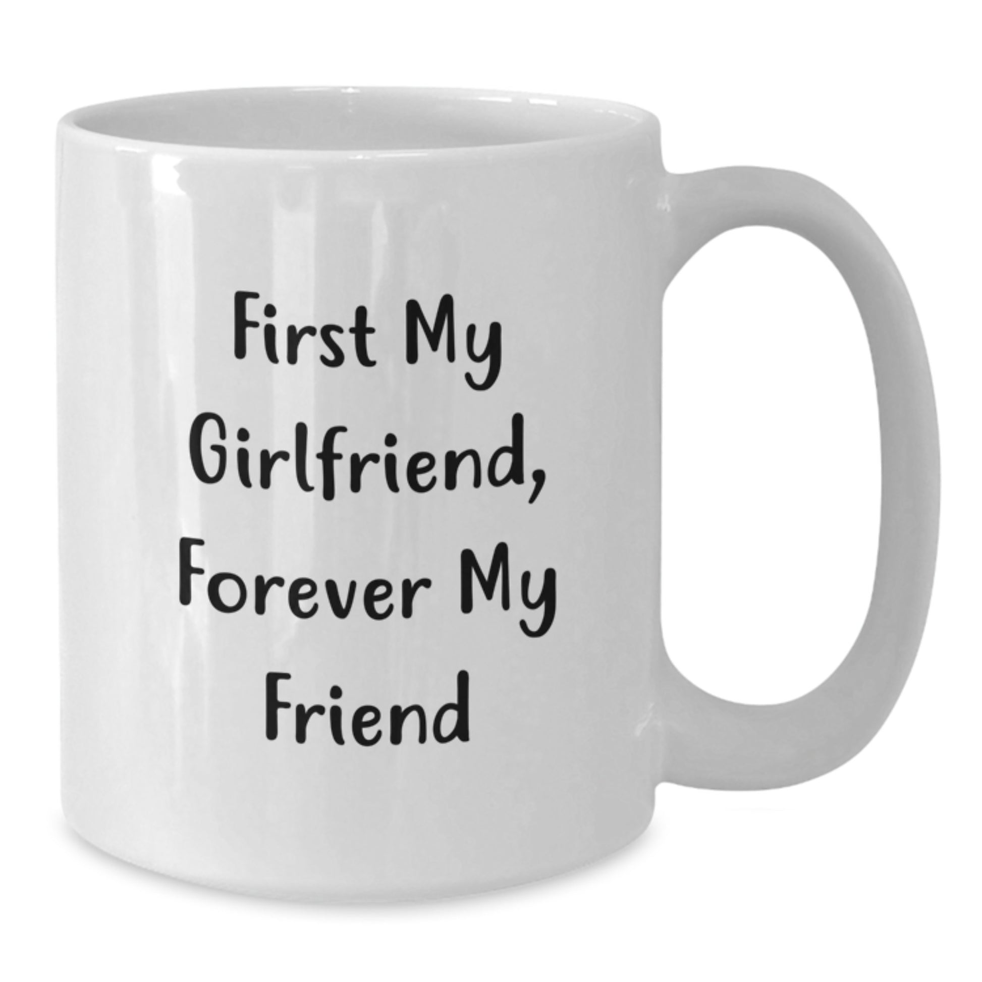 Funny Sweetheart White Coffee Mug Gifts from Men to Sweetheart, Unique Christmas Unique Gifts for Sweetheart, Quote 'First My Sweetheart, Forever My Friend' - Additional