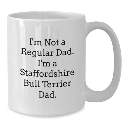 Unique Staffordshire Bull Terrier Dog Funny White Coffee Mugs, Gifts from Dad for Christmas Unique Gifts for Staffordshire Bull Terrier Dog Lovers - Additional