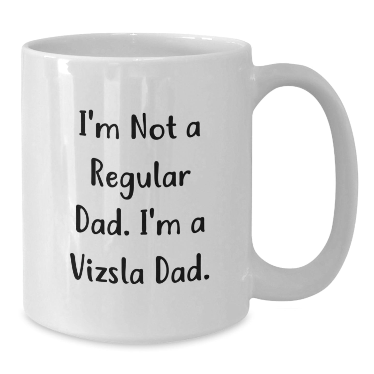 Funny Vizsla Dad Gifts from Men to Vizsla Dog Lovers, White Coffee Mug for Christmas Unique Gifts - Additional