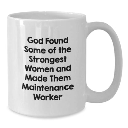 Funny Maintenance Worker Gifts from Men to Women Friends Coworkers Family Members Christmas Unique Mug - Additional