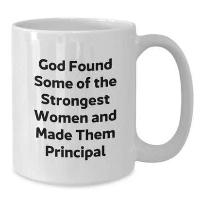 Funny Principal White Coffee Mug Gifts from Men to Women Coworkers Family - Christmas Unique - Additional