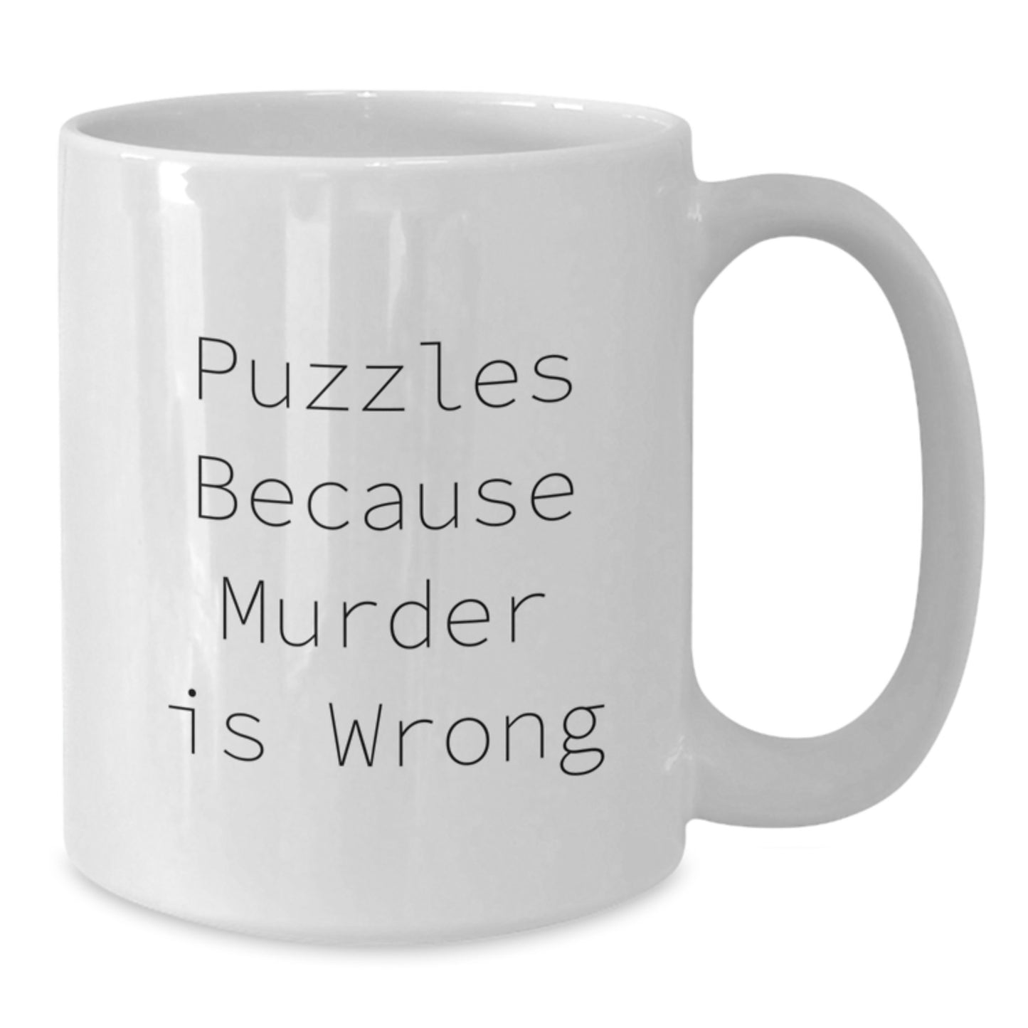 Funny Puzzles Gifts for Men, White Coffee Mug, Christmas Unique Presents from Friends - Additional