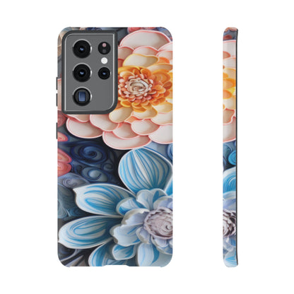 Succulent Phone Case, Echeveria Plant Design - Tough Case, Protective Cover, Cactus Lover Gift, Botanical Phone Accessory