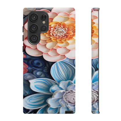 Succulent Phone Case, Echeveria Plant Design - Tough Case, Protective Cover, Cactus Lover Gift, Botanical Phone Accessory