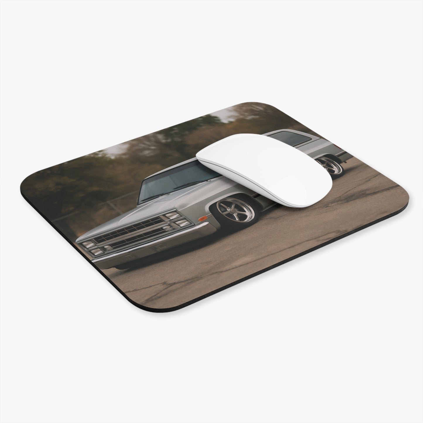 1986 Bagged Chevy Blazer Mouse Pad – Custom Truck Design Desk Accessory for Chevy Fans - Victory Thru Vision 