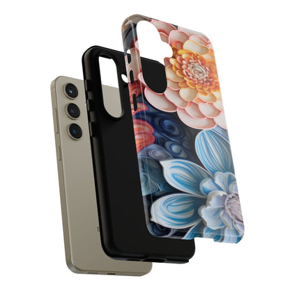 Succulent Phone Case, Echeveria Plant Design - Tough Case, Protective Cover, Cactus Lover Gift, Botanical Phone Accessory