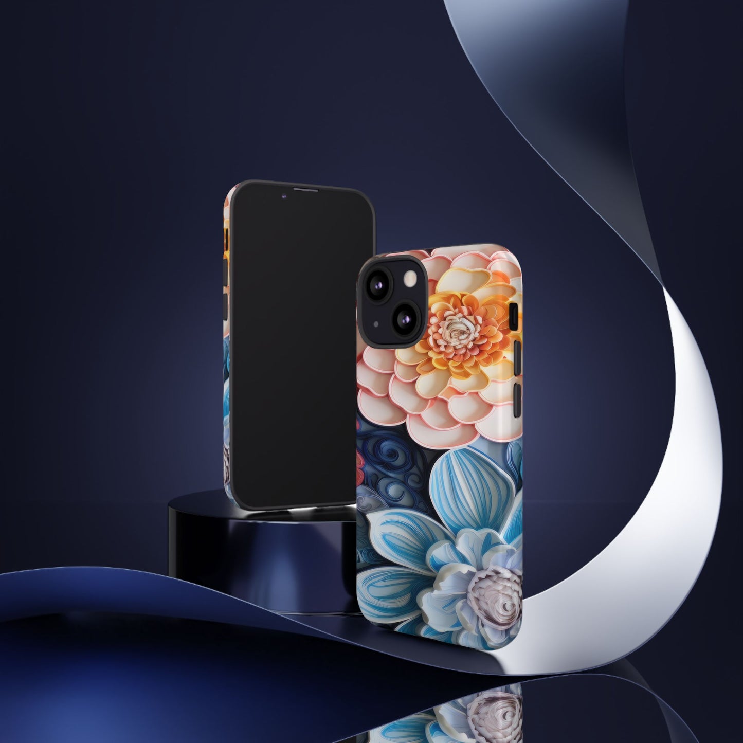 Succulent Phone Case, Echeveria Plant Design - Tough Case, Protective Cover, Cactus Lover Gift, Botanical Phone Accessory