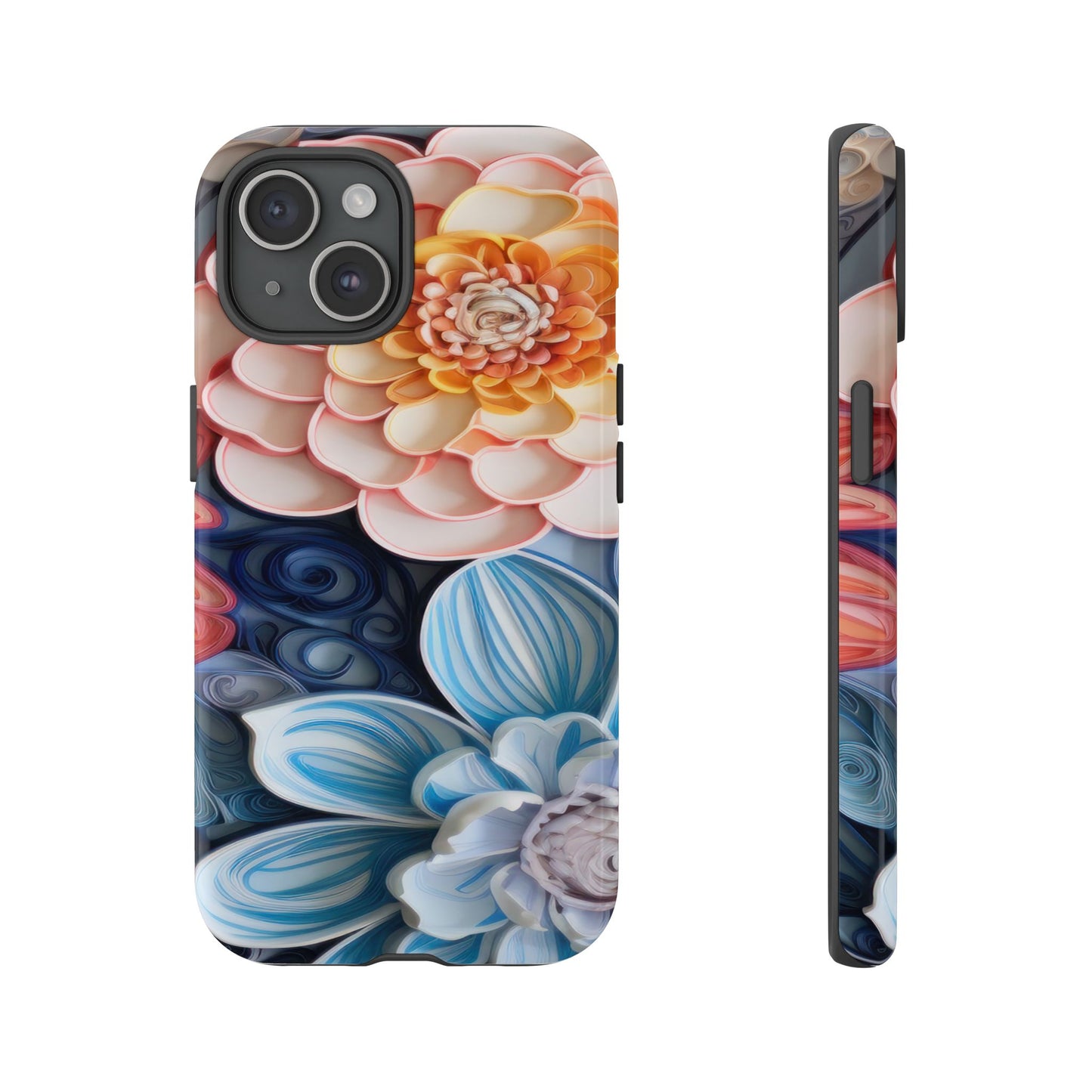 Succulent Phone Case, Echeveria Plant Design - Tough Case, Protective Cover, Cactus Lover Gift, Botanical Phone Accessory
