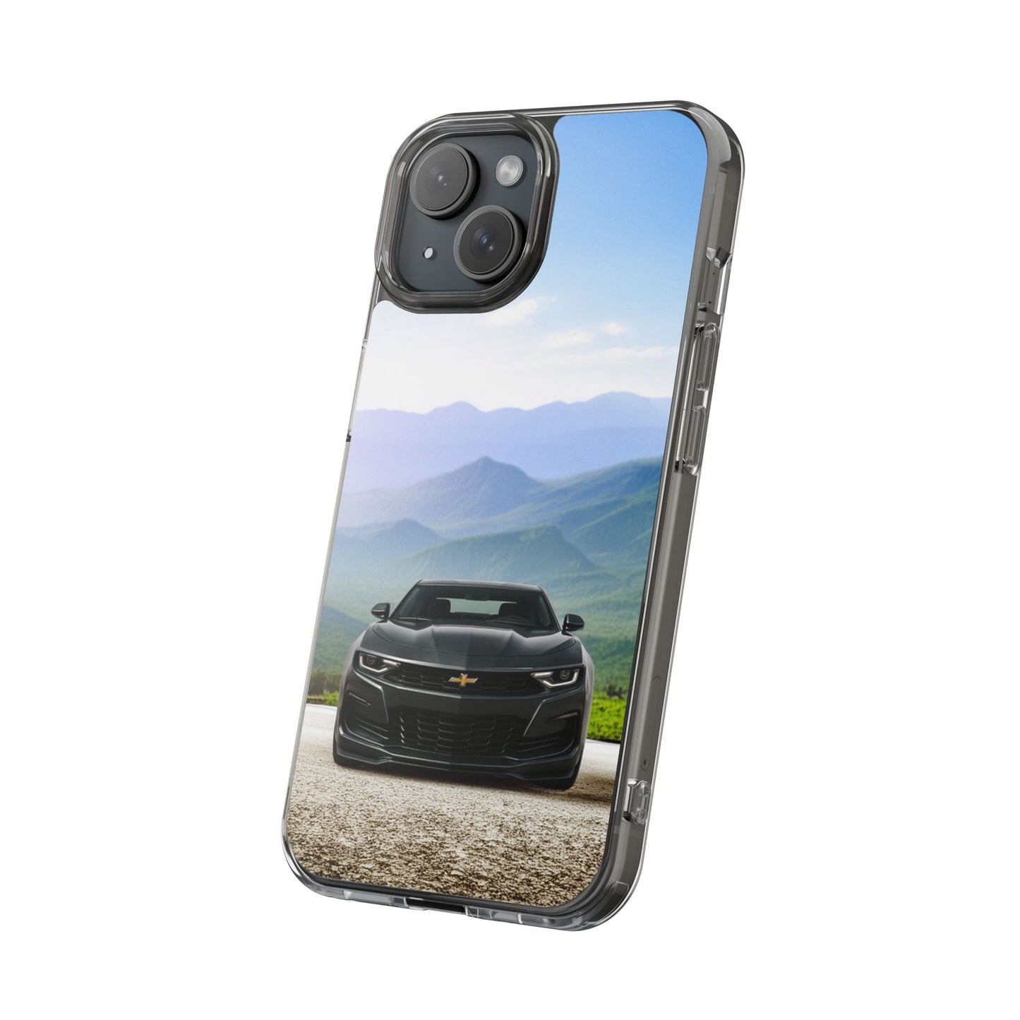 2022 Chevy Camaro SS Clear Phone Case - Ideal for Car Lovers, Outdoor Adventure, Unique Gift for Birthdays, Christmas, Stylish Accessory, Flexi Phone Case for iPhone & Samsung