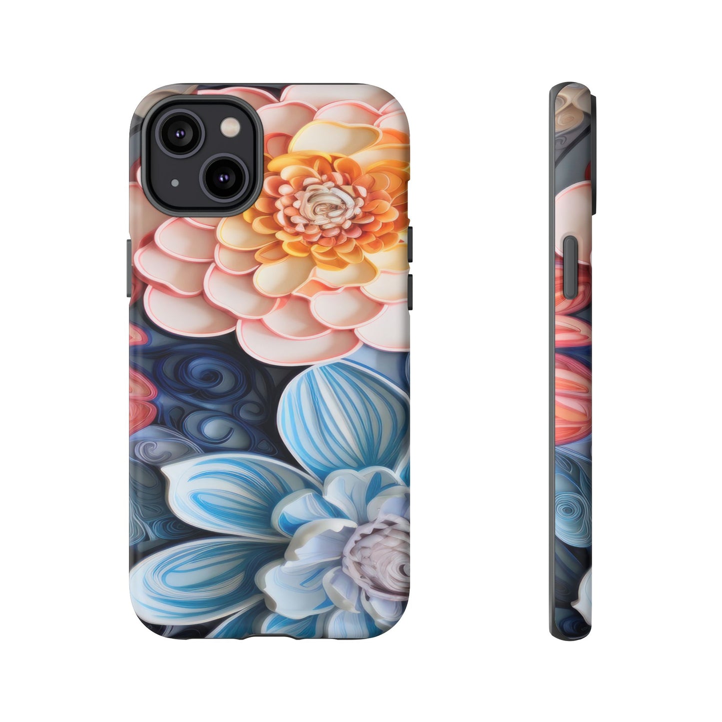 Succulent Phone Case, Echeveria Plant Design - Tough Case, Protective Cover, Cactus Lover Gift, Botanical Phone Accessory