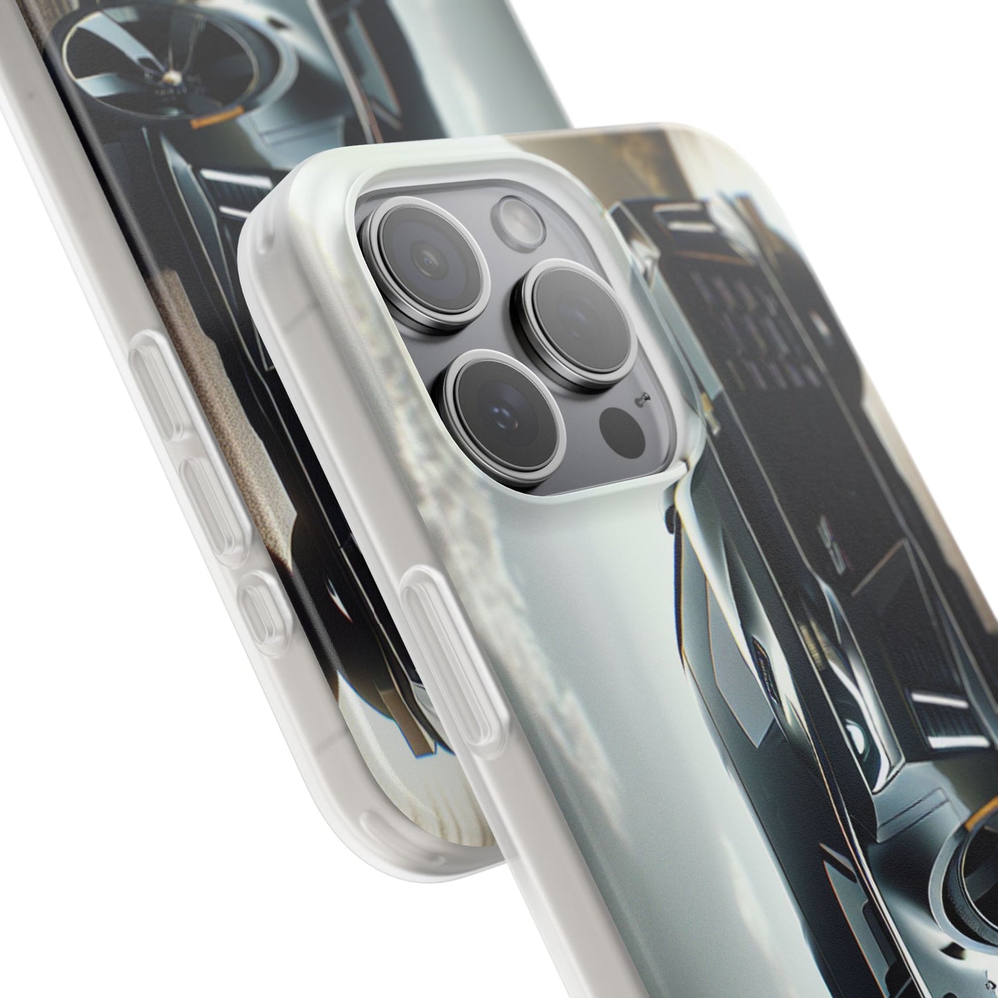 Flexi Phone Case for iPhone & Samsung – 2022 Chevy Camaro SS Car Design Protective Cover