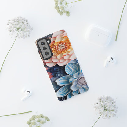 Succulent Phone Case, Echeveria Plant Design - Tough Case, Protective Cover, Cactus Lover Gift, Botanical Phone Accessory
