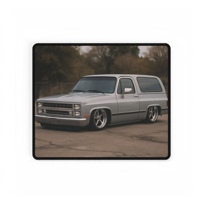 Lowered 1986 Chevy Blazer Desk Mat – Custom Truck Design Mouse Pad for Chevy Enthusiasts