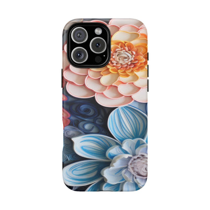 Succulent Phone Case, Echeveria Plant Design - Tough Case, Protective Cover, Cactus Lover Gift, Botanical Phone Accessory