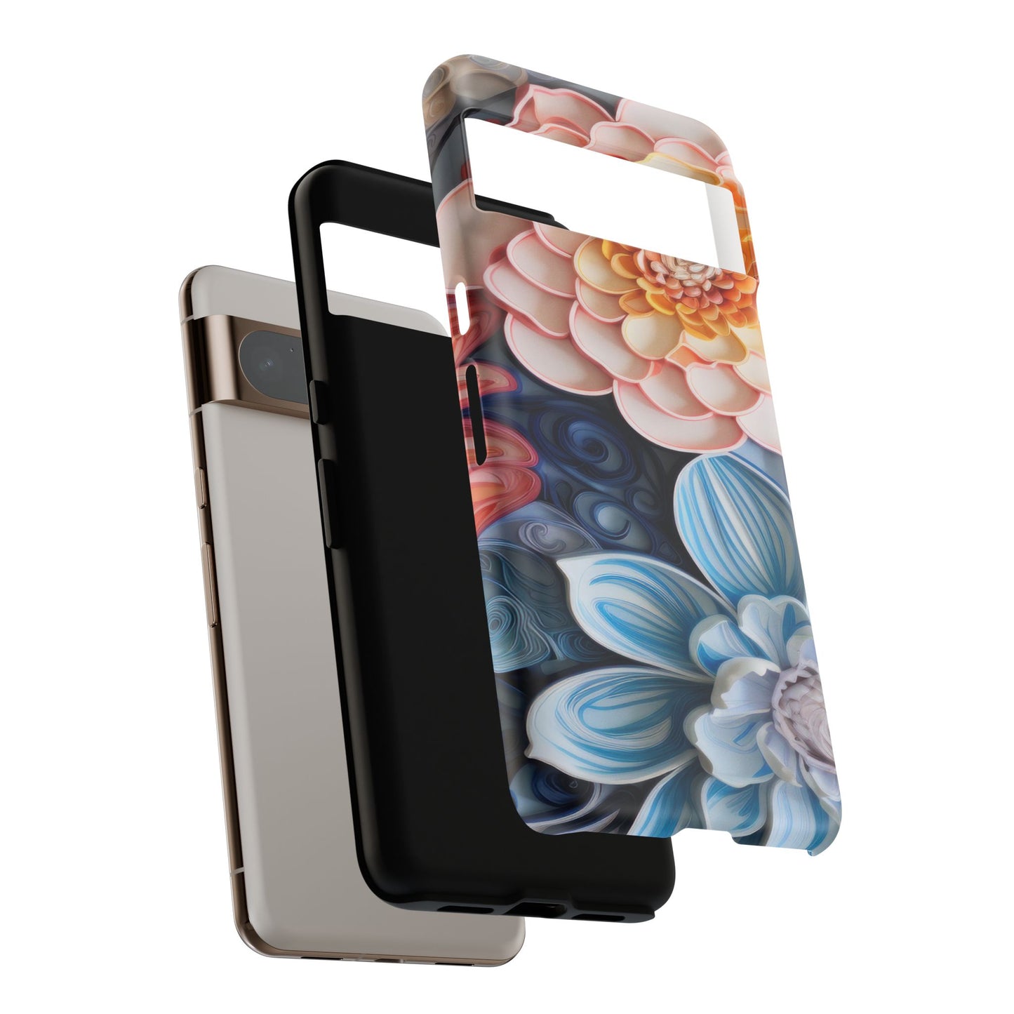 Succulent Phone Case, Echeveria Plant Design - Tough Case, Protective Cover, Cactus Lover Gift, Botanical Phone Accessory