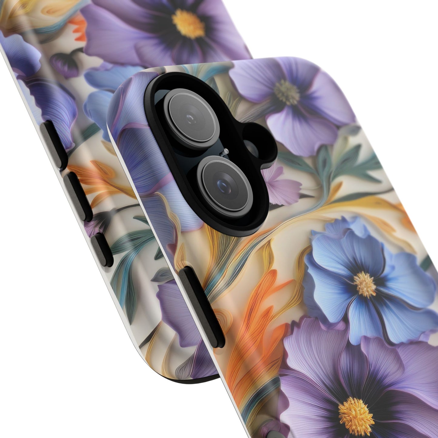 Tough Cases, Cosmos Flower Phone Cover, Floral Phone Case, Protective Phone Shell, Botanical Phone Skin, Flower Pattern