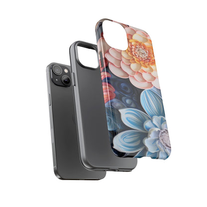 Succulent Phone Case, Echeveria Plant Design - Tough Case, Protective Cover, Cactus Lover Gift, Botanical Phone Accessory