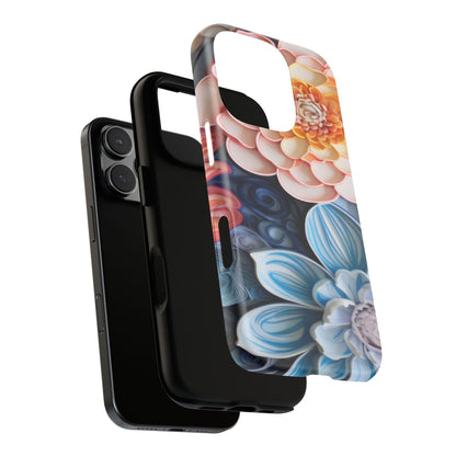 Succulent Phone Case, Echeveria Plant Design - Tough Case, Protective Cover, Cactus Lover Gift, Botanical Phone Accessory