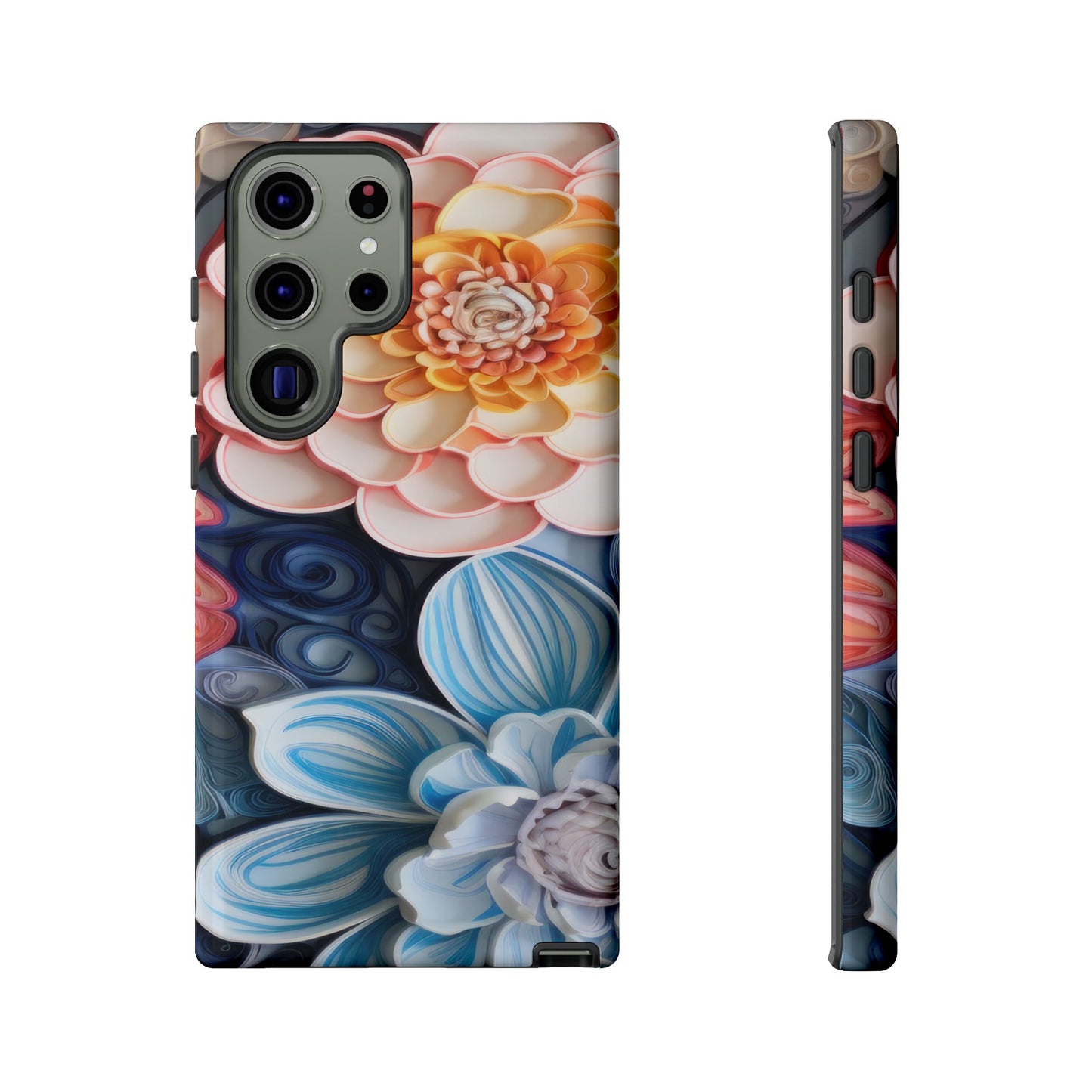 Succulent Phone Case, Echeveria Plant Design - Tough Case, Protective Cover, Cactus Lover Gift, Botanical Phone Accessory