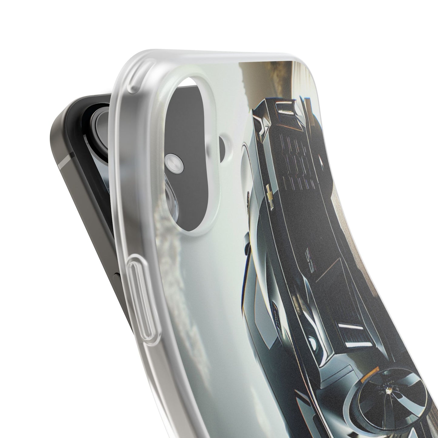 Flexi Phone Case for iPhone & Samsung – 2022 Chevy Camaro SS Car Design Protective Cover