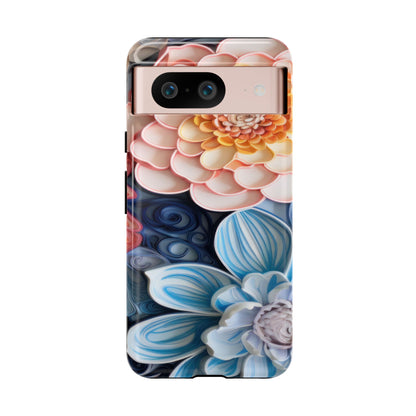 Succulent Phone Case, Echeveria Plant Design - Tough Case, Protective Cover, Cactus Lover Gift, Botanical Phone Accessory