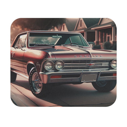1967 Chevy Chevelle Car Mouse Pad, Classic Auto Desk Accessory, Gift for Car Enthusiasts, Home Office Decor, Computer Mat - Victory Thru Vision