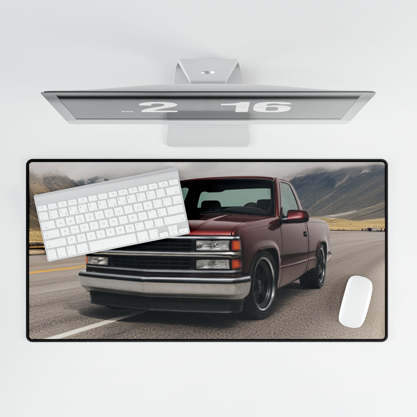 1996 Chevy Pickup Truck Desk Mat – Classic Truck Design Mouse Pad for Chevy Fans
