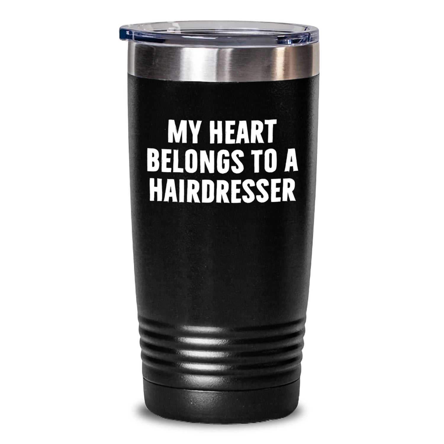 Funny Hairdresser Gifts from Men to Women Hairdresser Tumbler My Heart Belongs To A Hairdresser, Valentine's Unique Gifts, Funny Hairdresser Tumbler - Main