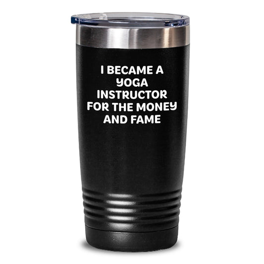 Unique Gifts from Friends and Family, Yoga Instructor Tumbler, Funny Quote, Christmas Unique Gifts - Main