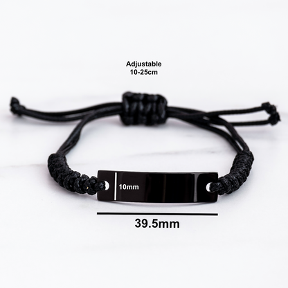 Funny Database Administrator Gifts from Friends - Rope Bracelet for Certified Database Administrator Mom's Day Unique Gifts - Image 4