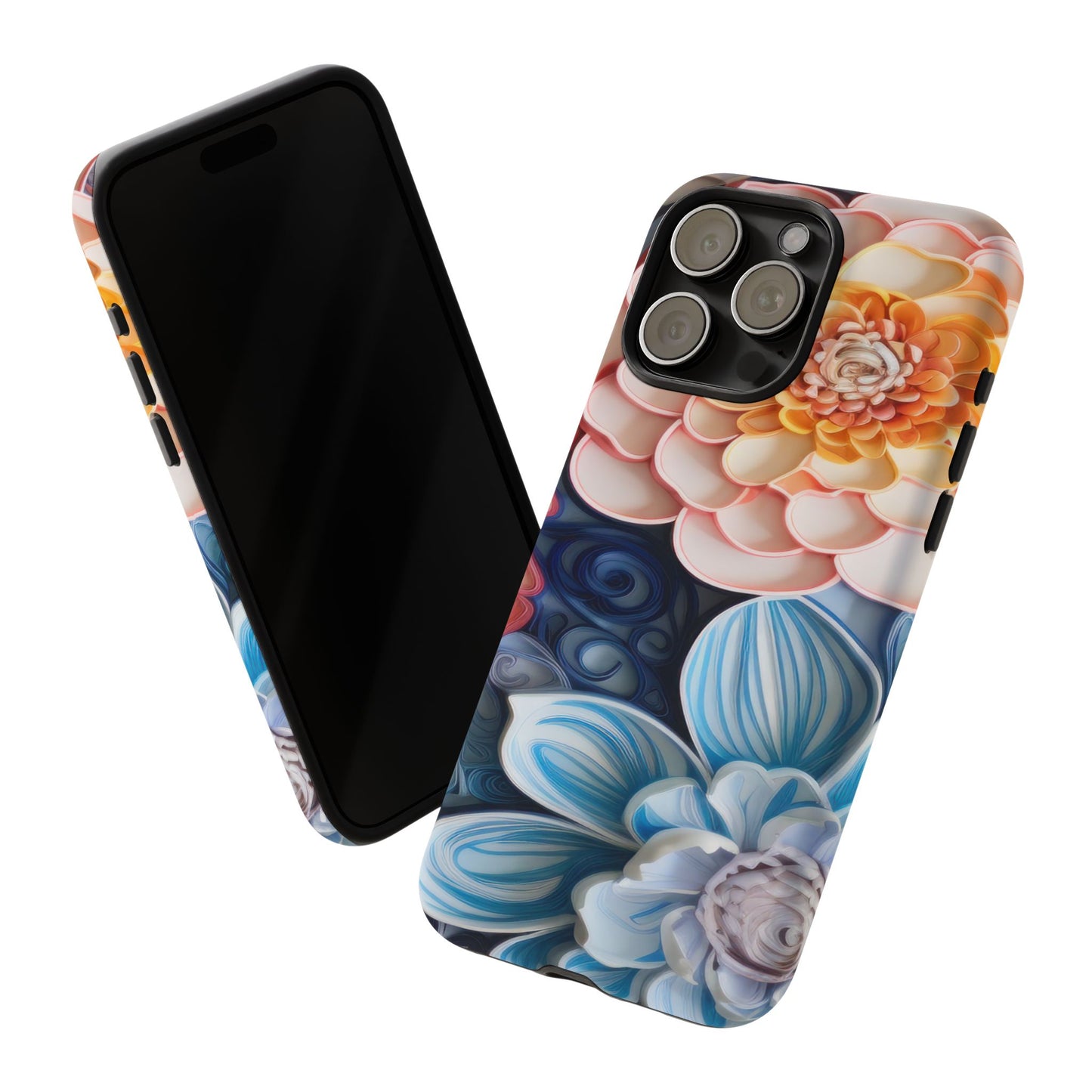 Succulent Phone Case, Echeveria Plant Design - Tough Case, Protective Cover, Cactus Lover Gift, Botanical Phone Accessory