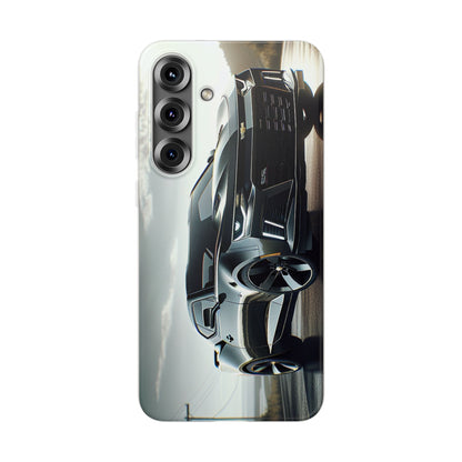 Flexi Phone Case for iPhone & Samsung – 2022 Chevy Camaro SS Car Design Protective Cover