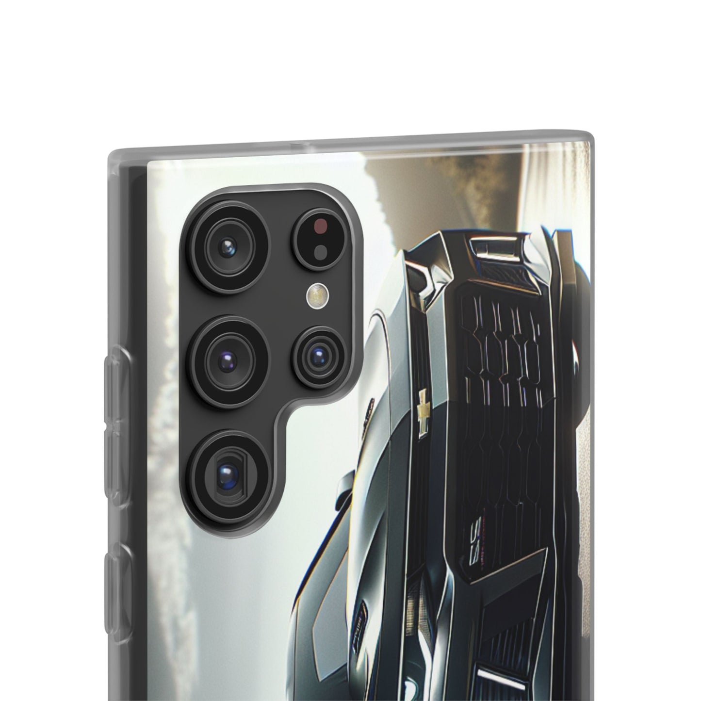 Flexi Phone Case for iPhone & Samsung – 2022 Chevy Camaro SS Car Design Protective Cover