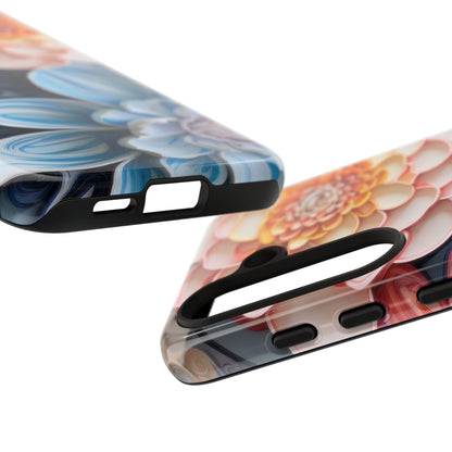 Succulent Phone Case, Echeveria Plant Design - Tough Case, Protective Cover, Cactus Lover Gift, Botanical Phone Accessory