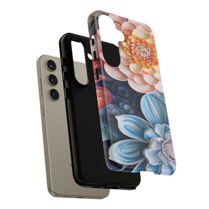 Succulent Phone Case, Echeveria Plant Design - Tough Case, Protective Cover, Cactus Lover Gift, Botanical Phone Accessory