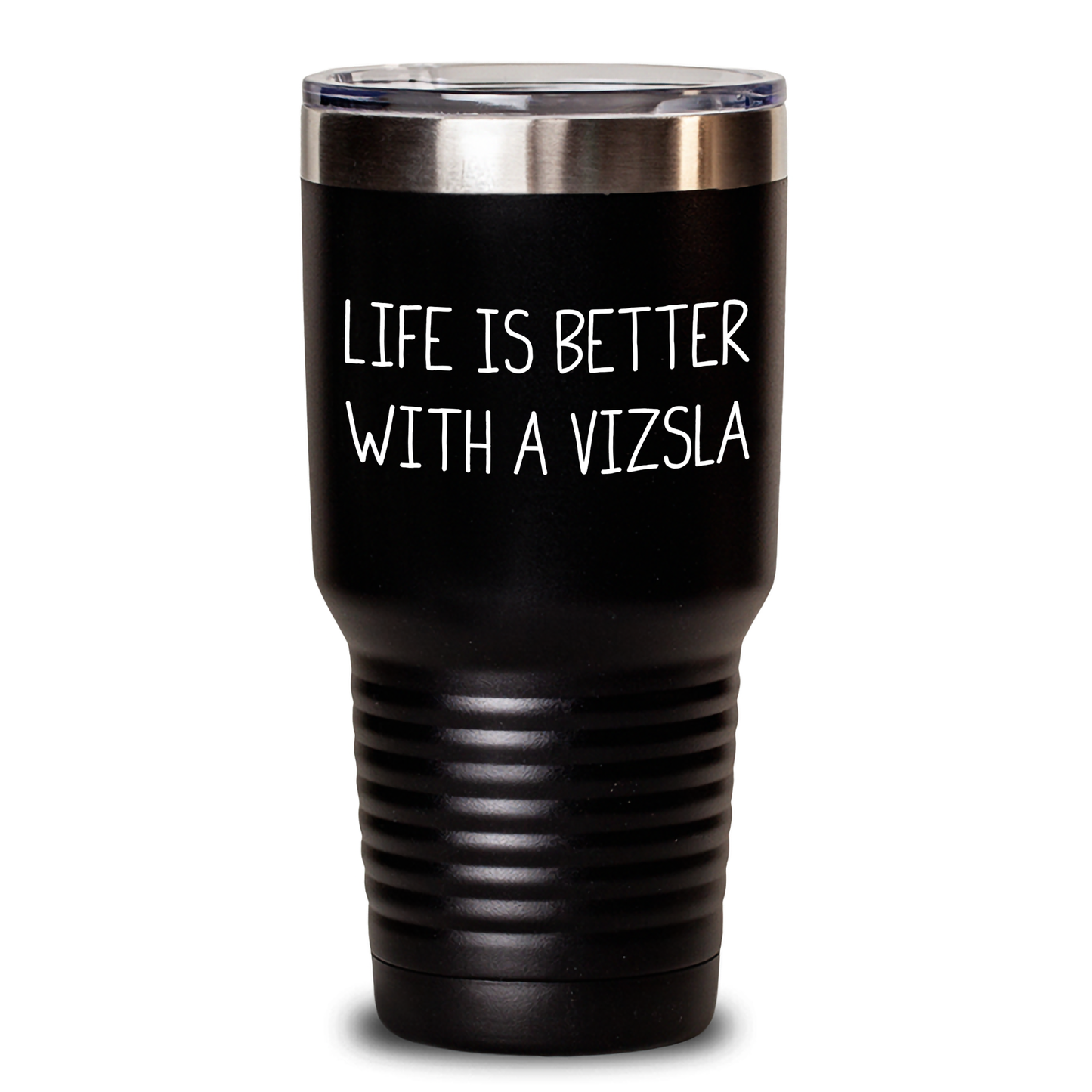 Vizsla Dog Lover Gifts, Funny Quote Tumbler for Men, 20oz or 30oz Capacity, Stainless Steel, Gifts from Family for Father's Day - Victory Thru Vision 