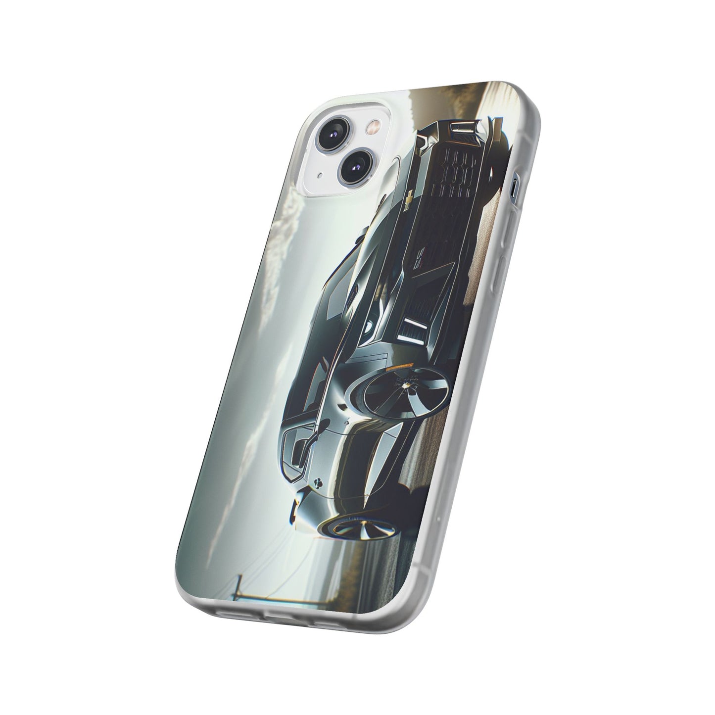 Flexi Phone Case for iPhone & Samsung – 2022 Chevy Camaro SS Car Design Protective Cover
